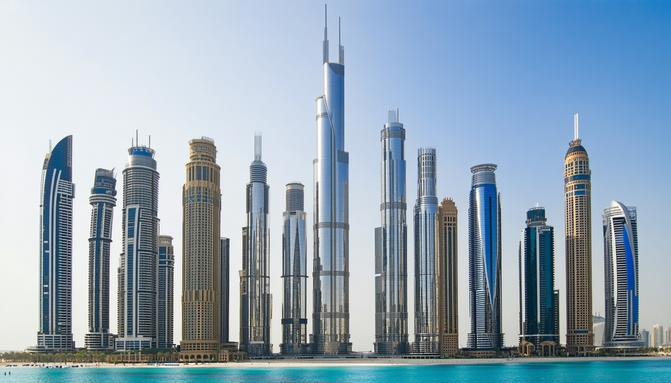 Guided city tour of Dubai's skyscrapers and landmarks